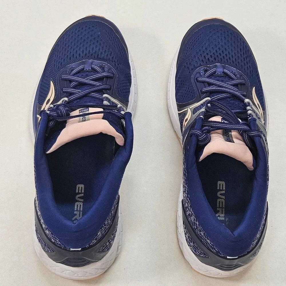 Saucony Omni ISO 2 Women's Running‎ Shoes Navy Pink Size 11
